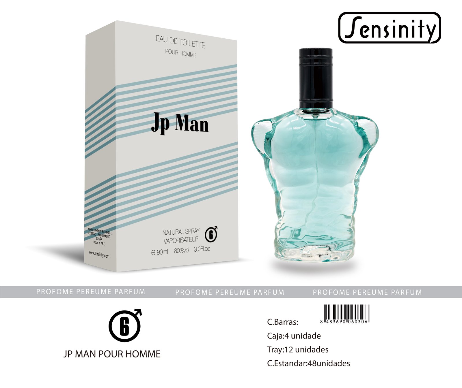 JP MAN POUR HOMME