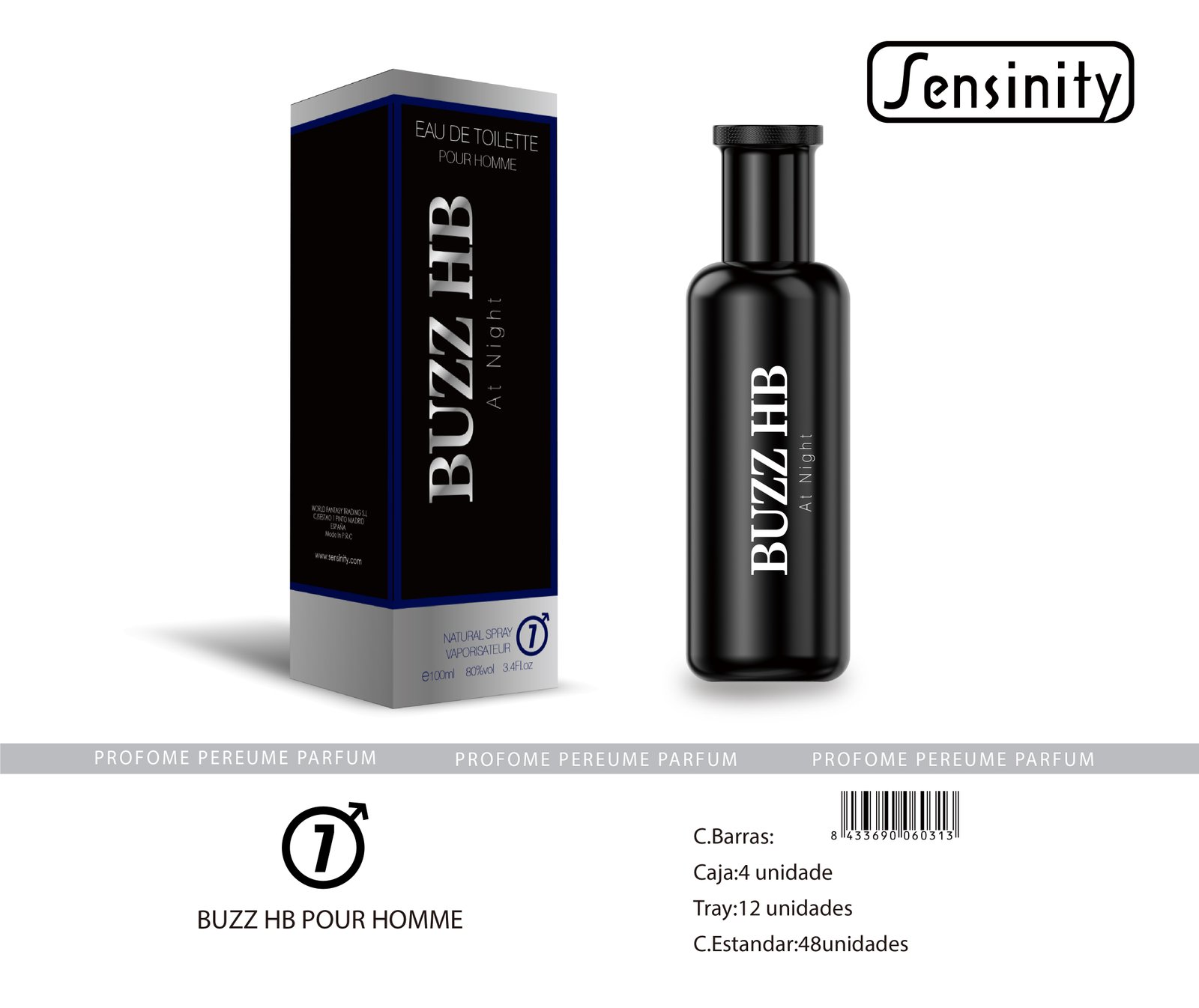 BUZZ HB AT NIGHT POUR HOMME