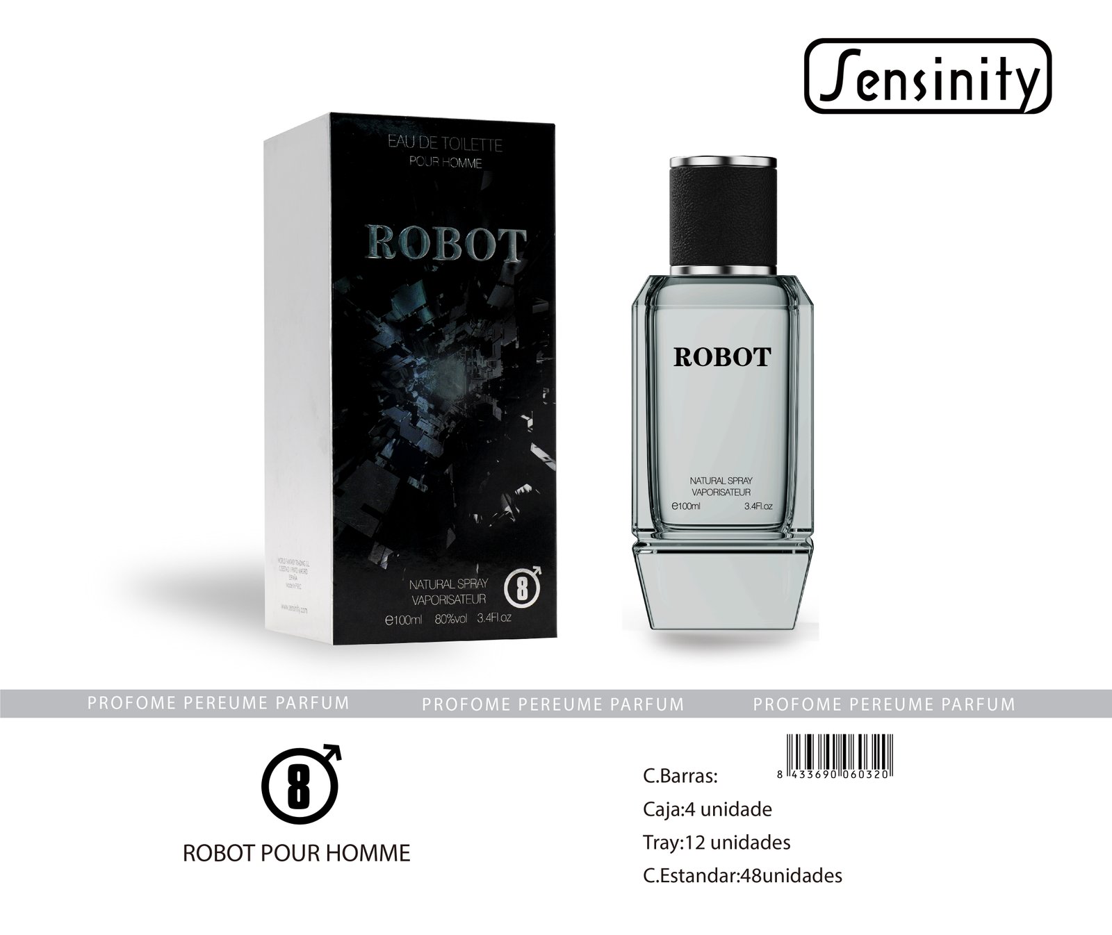 ROBOT HOMME SENSINITY