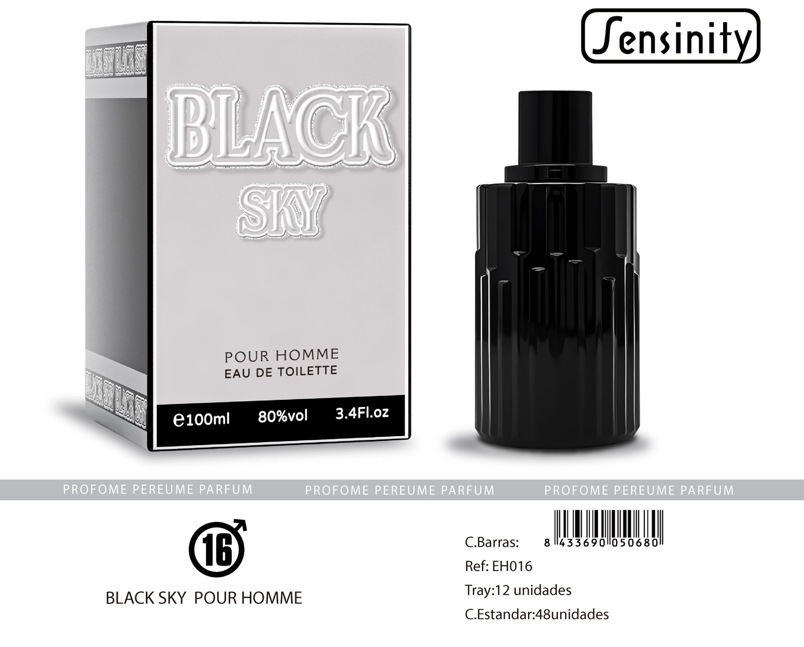BLACK SKY POUR HOMME