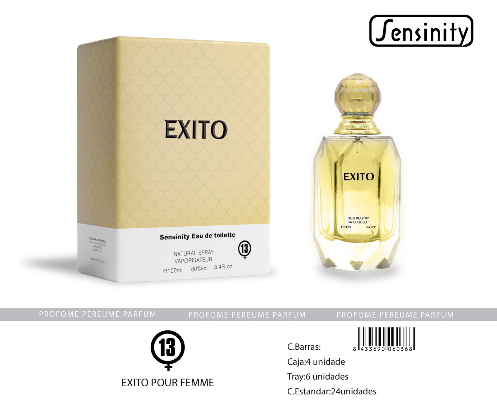 EXITO FEMME EAU TOILLET