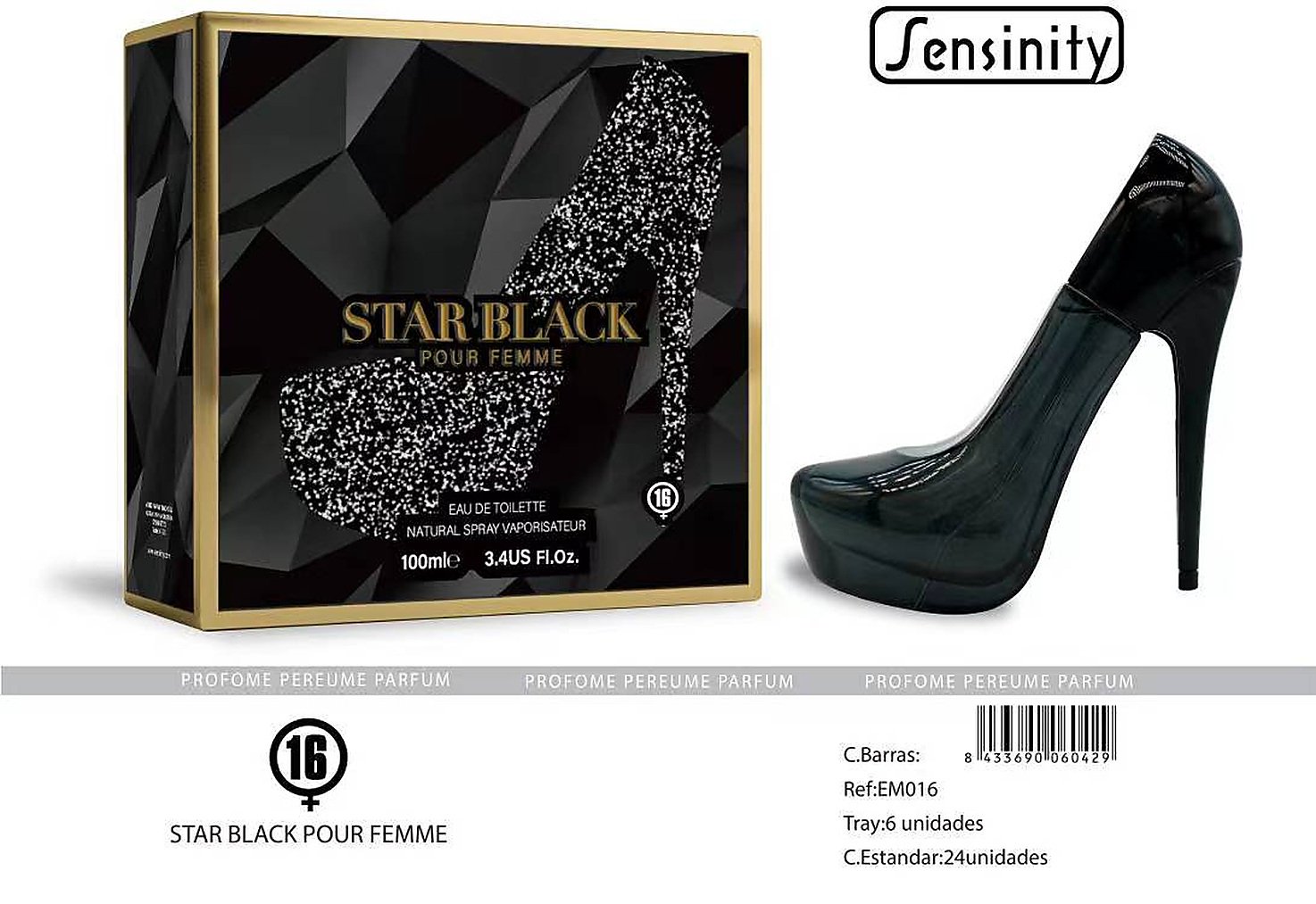 STAR BLACK POUR FEMME
