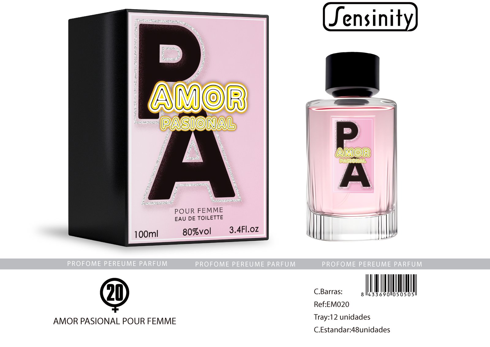 AMOR PASIONAL POUR FEMME