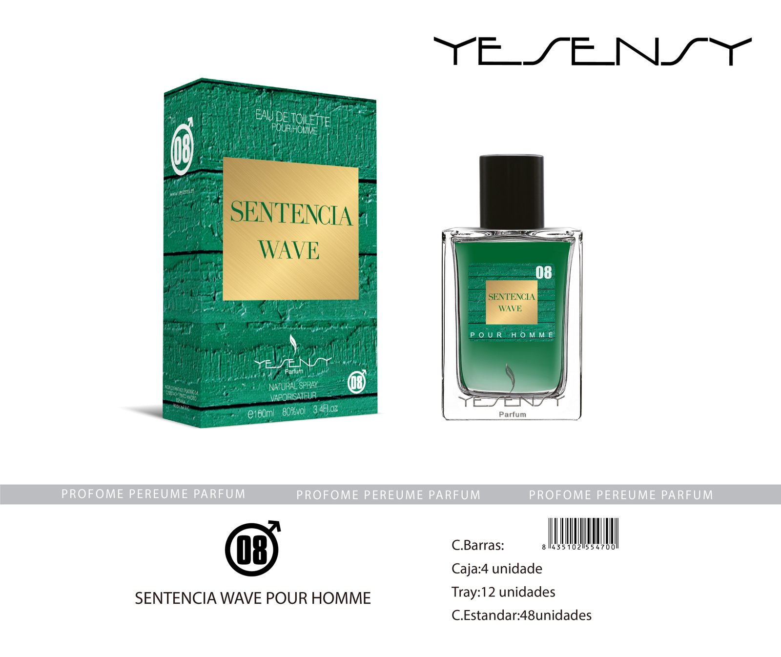 ESENTIA WAVE POUR HOMME SENSINITY