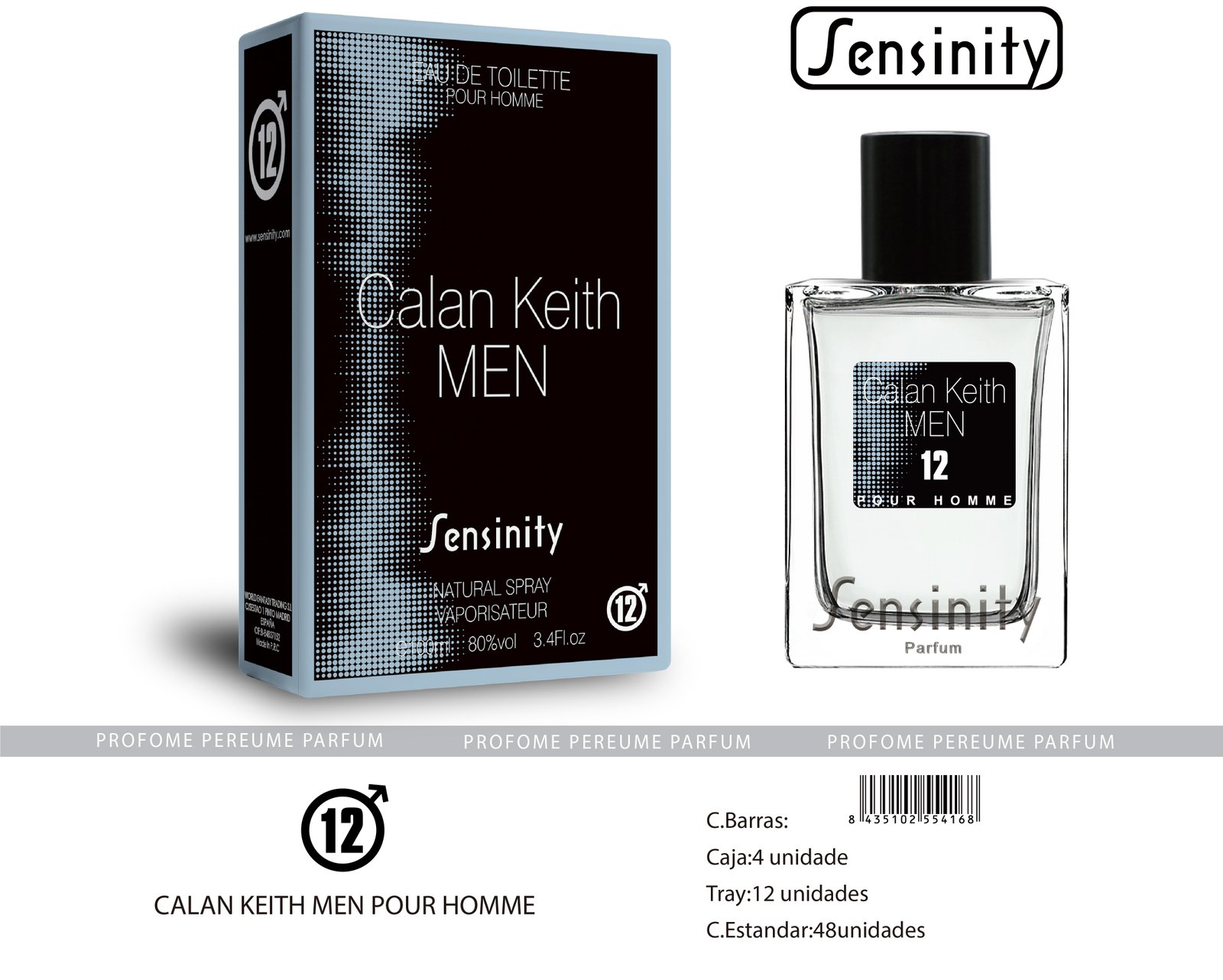 CALAN KEITH MEN POUR HOMME SENSINITY
