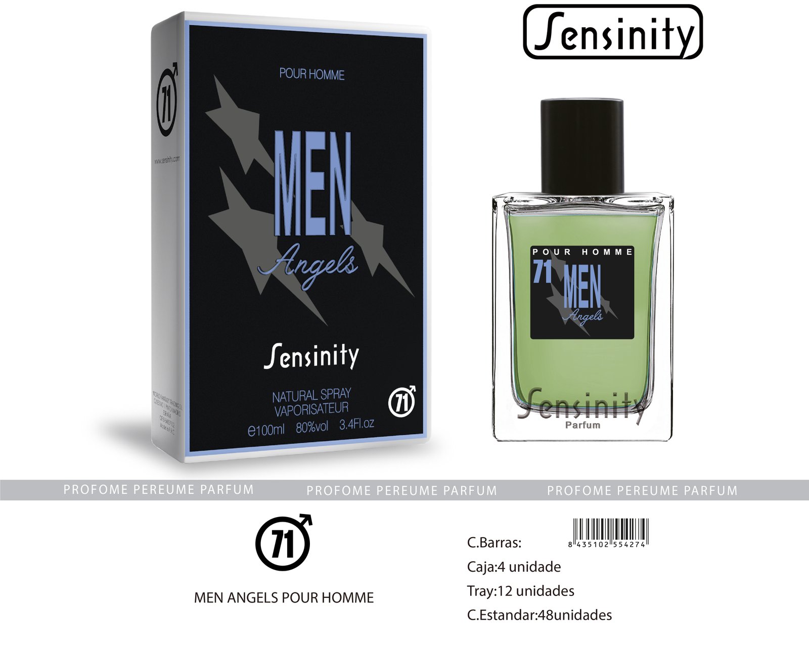 MEN ANGELS POUR HOMME SENSINITY