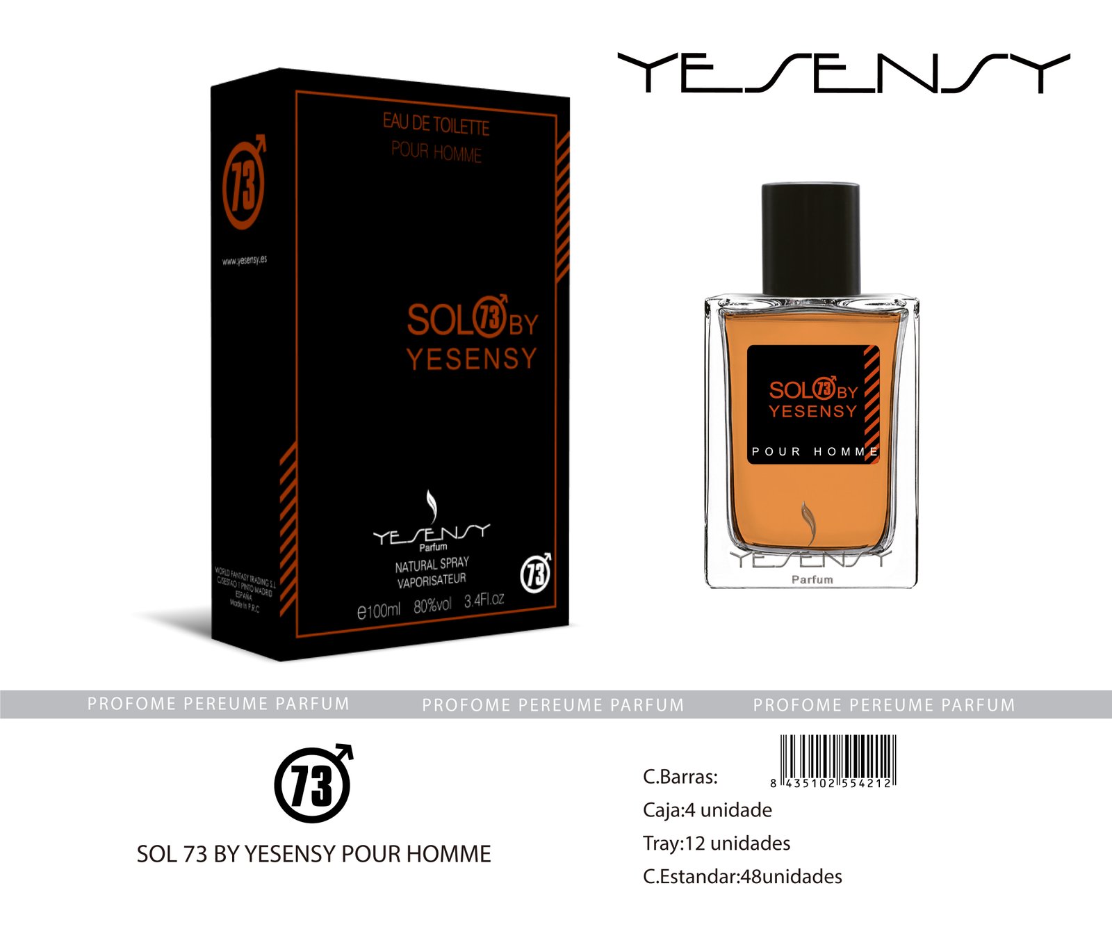 SOLO DE YESENSY POUR HOMME SENSINITY