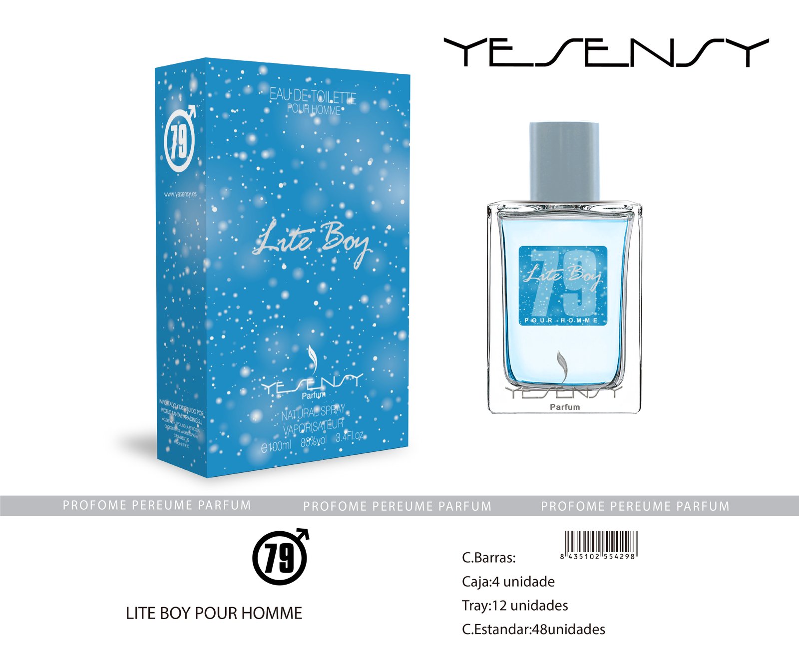 LITE BOY POUR HOMME SENSINITY