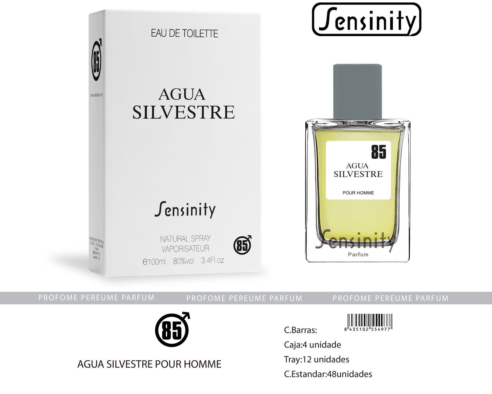 AGUA SILVESTRE POUR HOMME SENSINITY