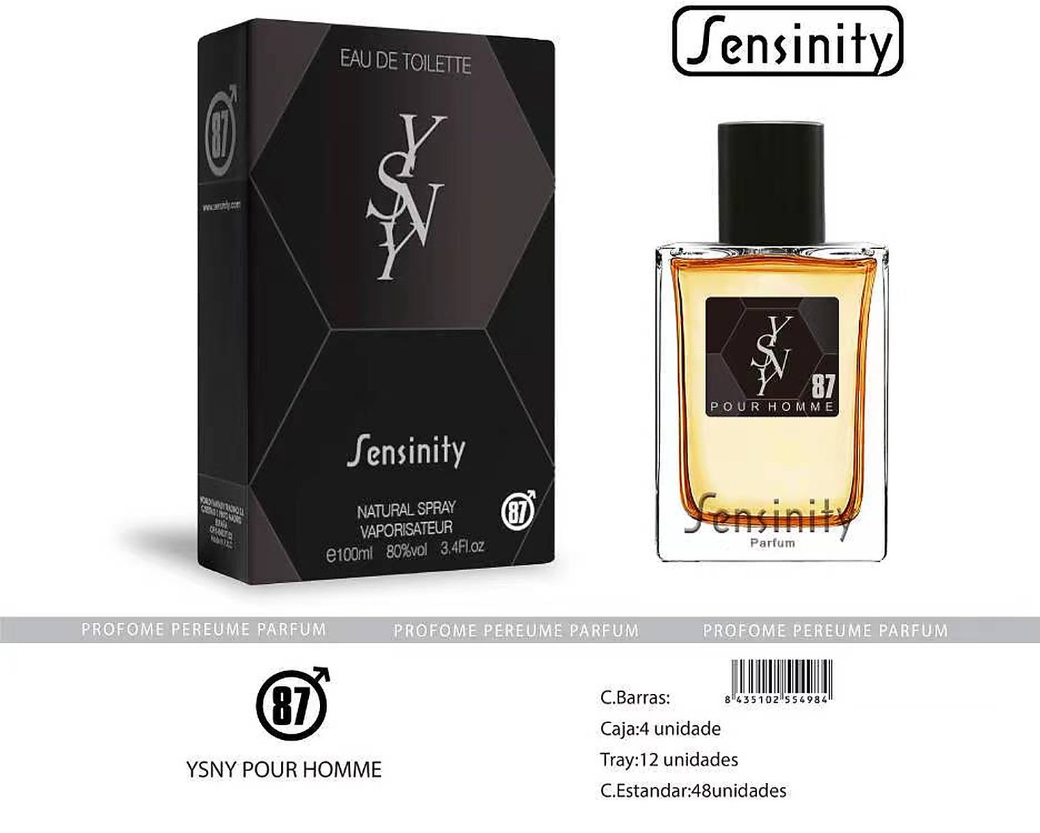 YSNY MEN POUR HOMME SENSINITY