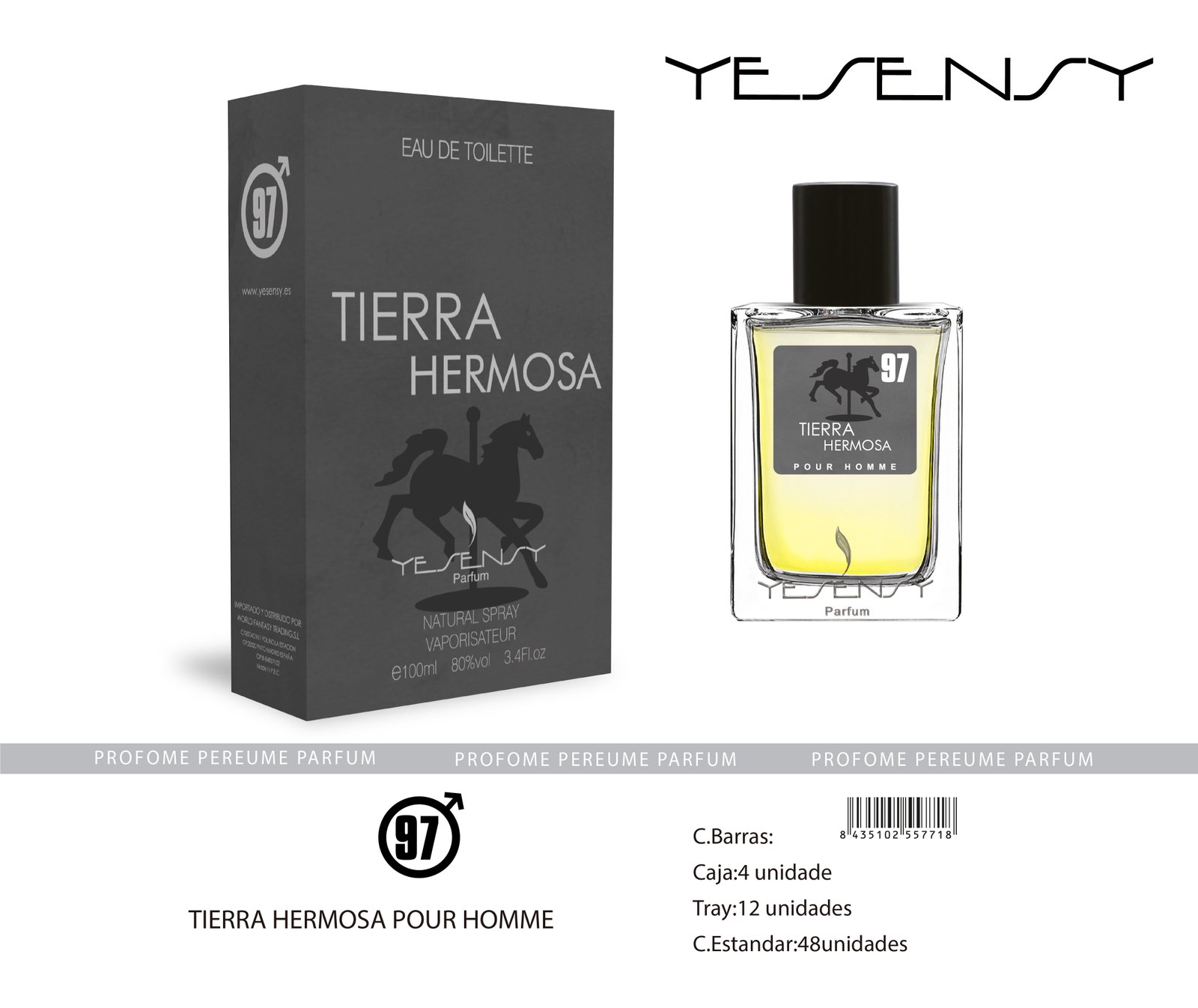 TIERRA HERMOSA POUR HOMME SENSINITY