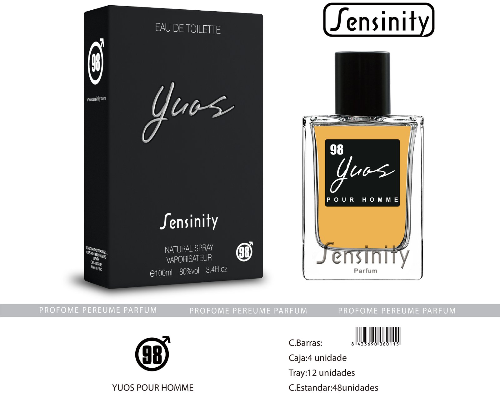 YUOS POUR HOMME SENSINITY