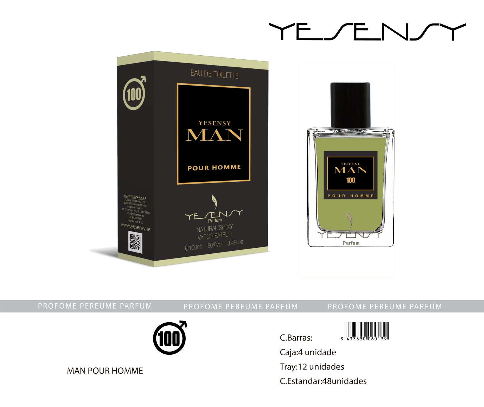 MASCULINO POUR HOMME SENSINITY