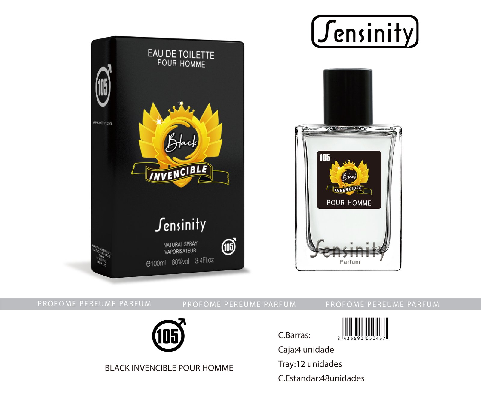 BLACK INVENCIBLE SENSINITY