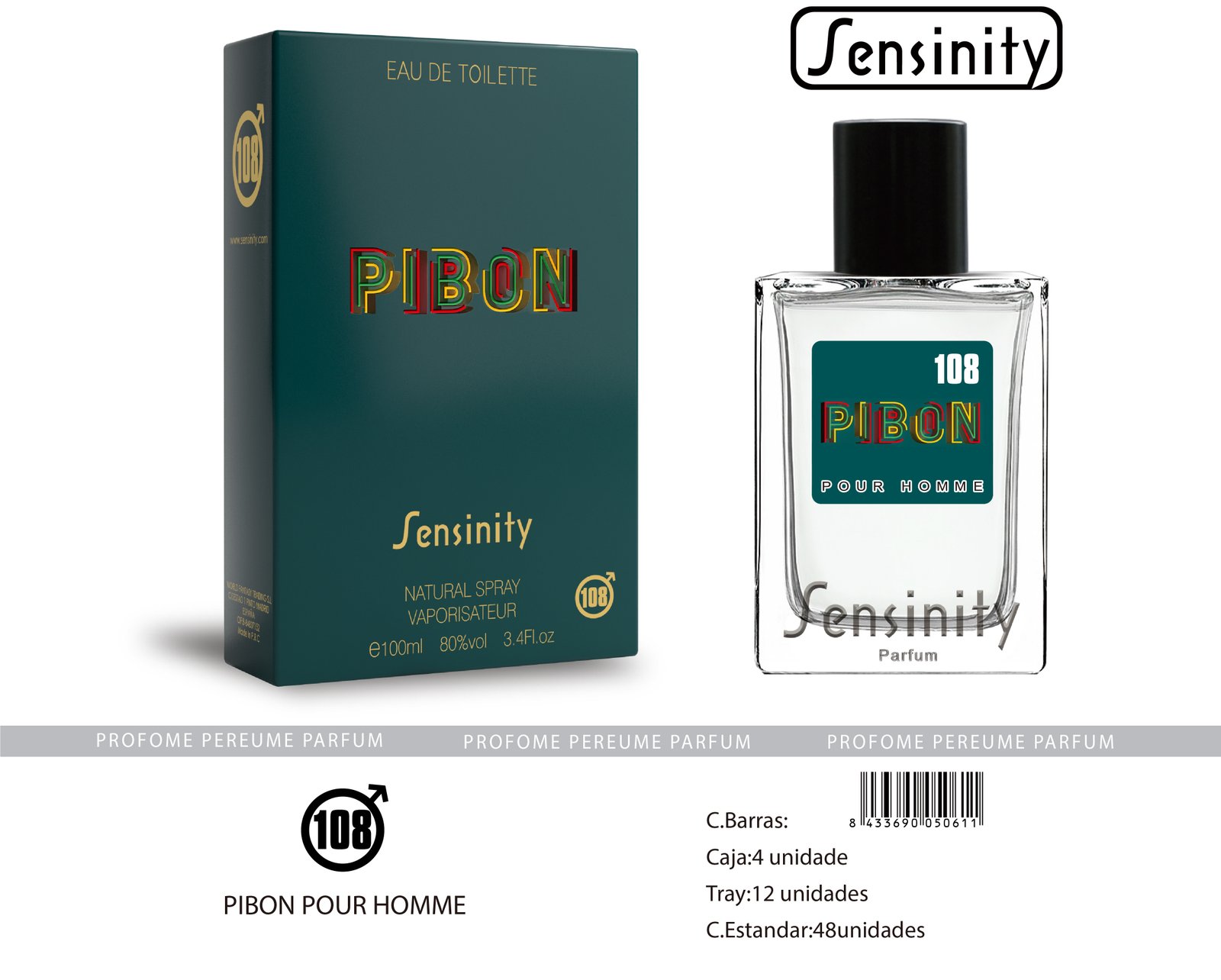 PIBON POUR HOMME SENSINITY