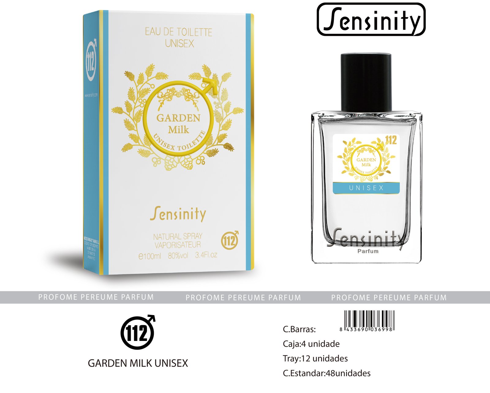GARDEN MILK POUR UNISEX SENSINITY
