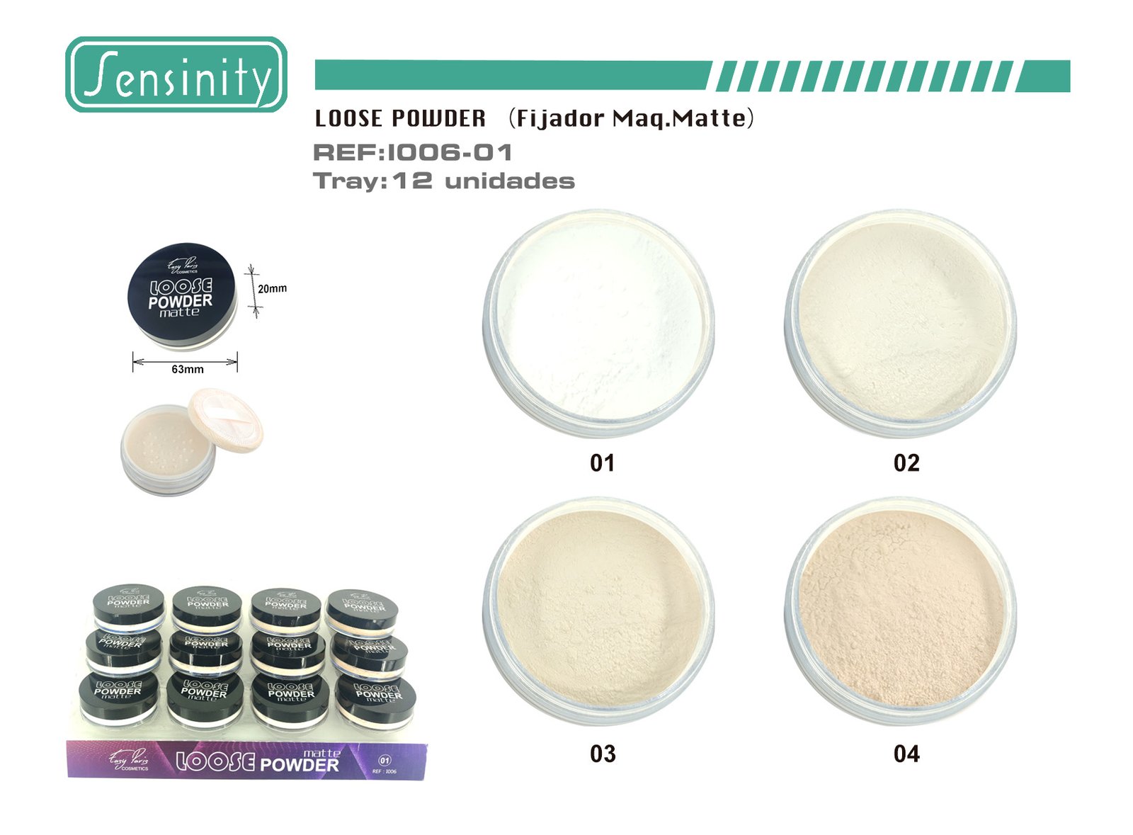 LOOSE POWDER FIJADOR MATTE POLVO C/DISCO