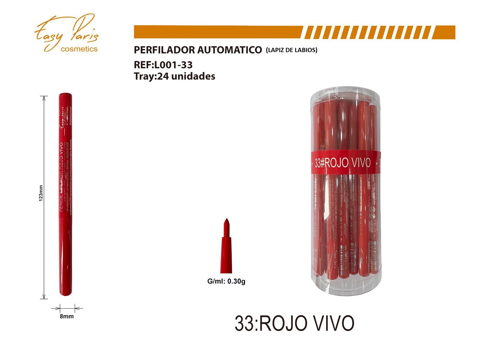 PERFILADOR AUTOMATIC ROJO VIVO