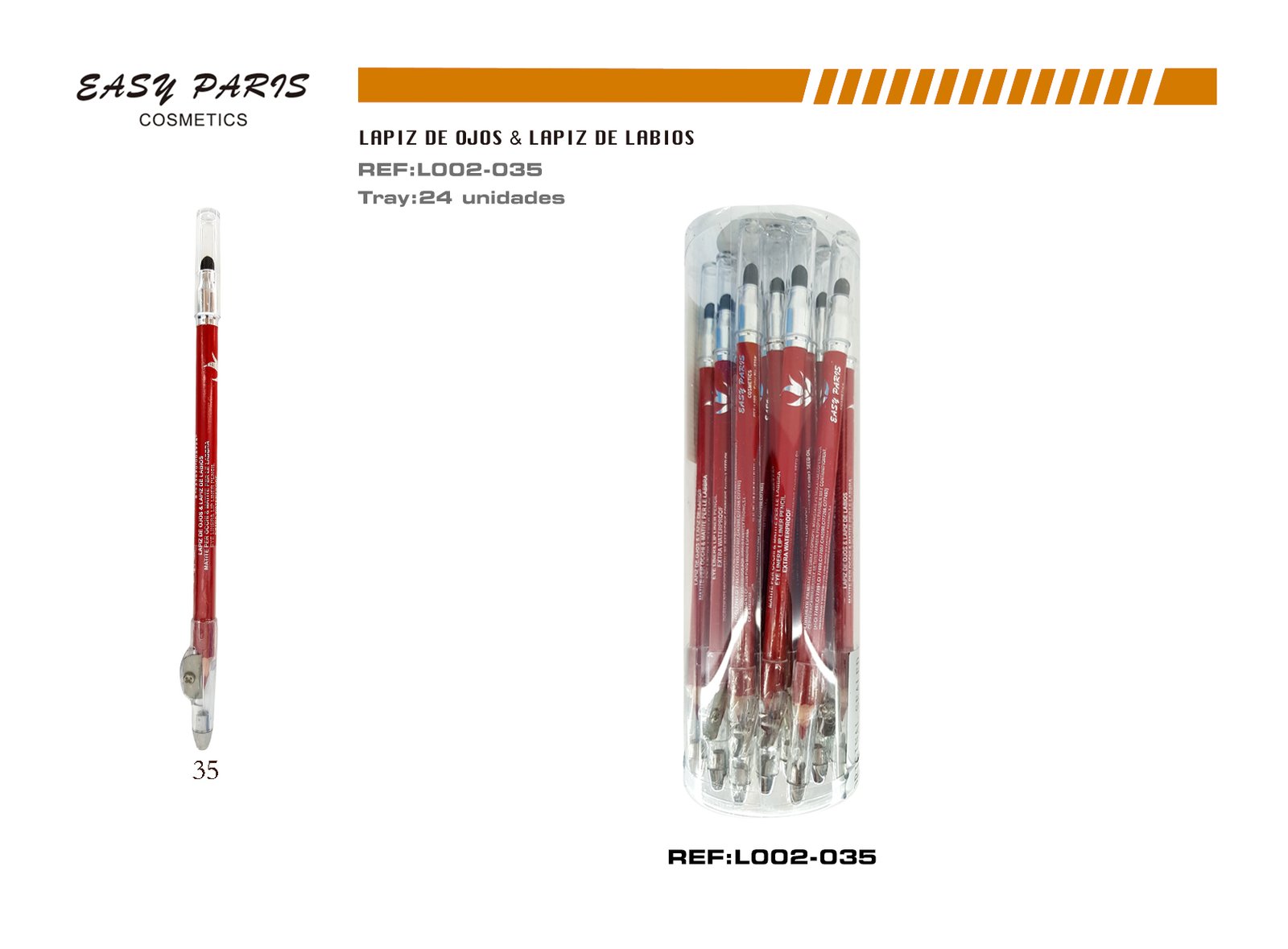 LAPIZ DE LABIOS ROJO