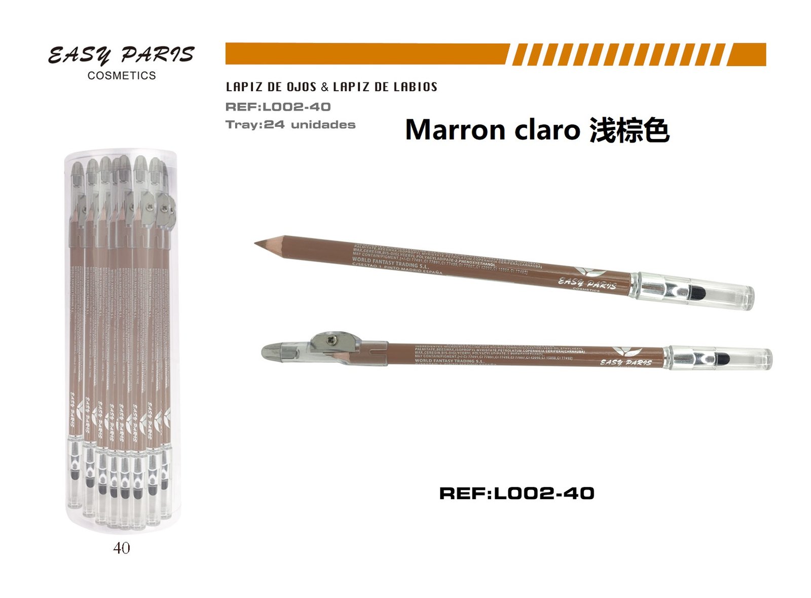LAPIZ DE LABIOS MARRON CLARO