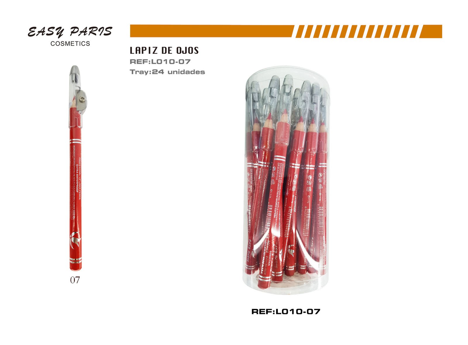 LAPIZ MADERA C/SACAPUNTA EASY PARIS 288/