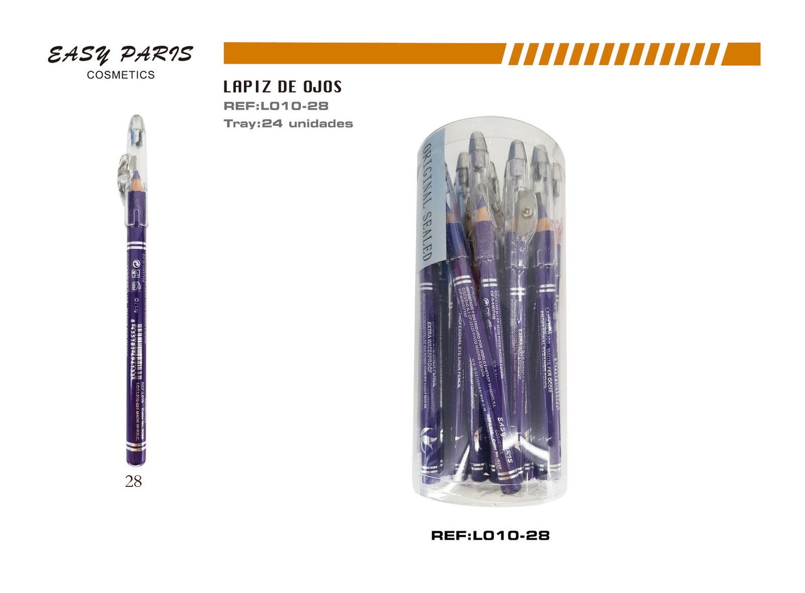 LAPIZ MADERA C/SACAPUNTA LILA
