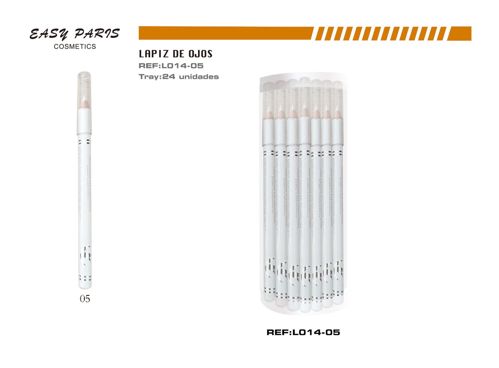 LAPIZ MADERA BLANCO MATTE