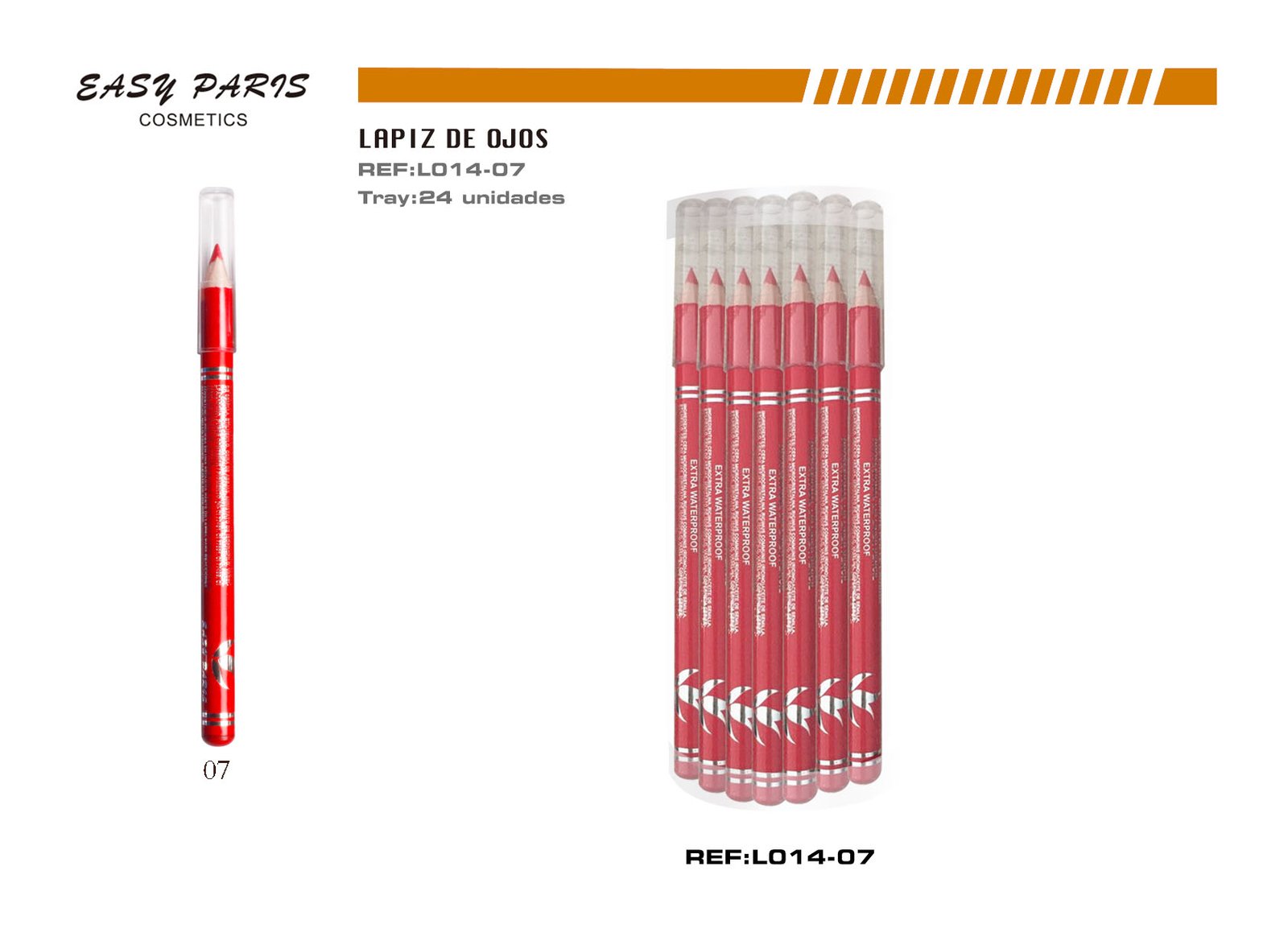 LAPIZ MADERA ROJO