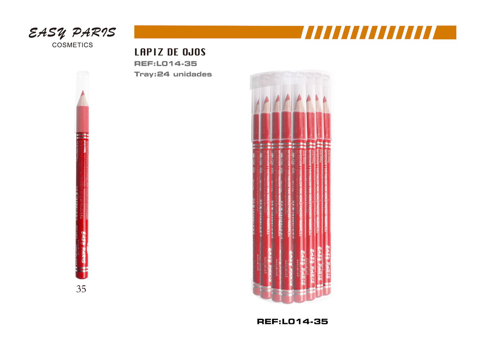 LAPIZ CORTO ROJO