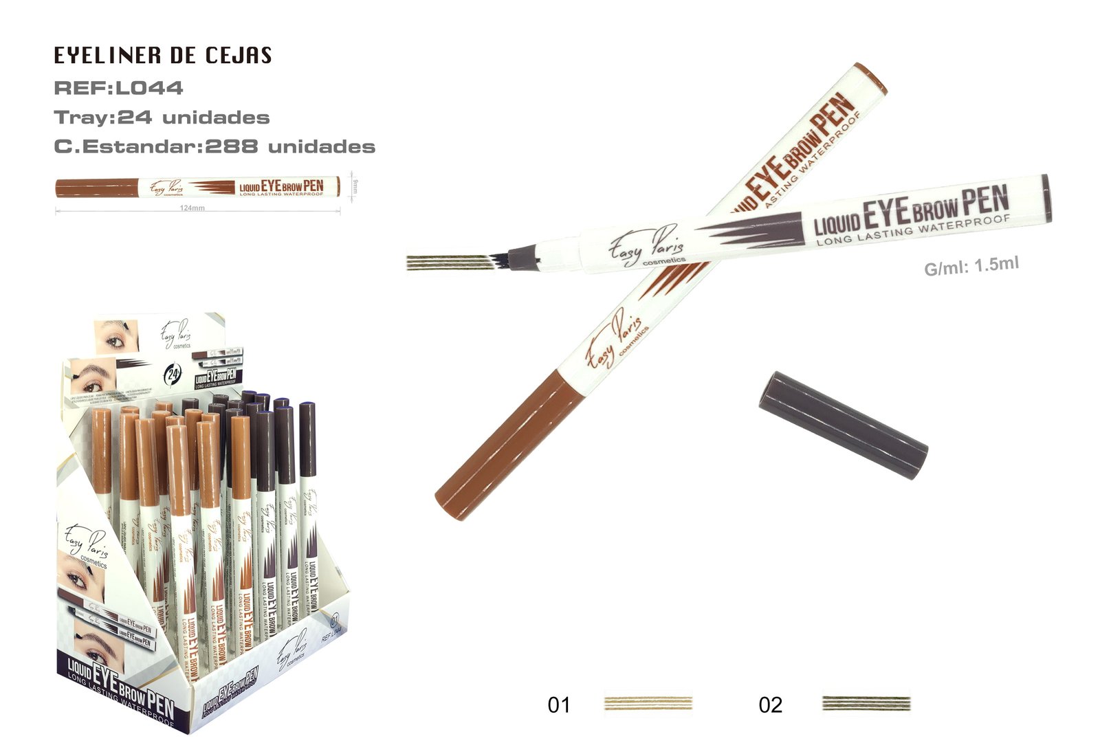 LIQUID EYE BROW PEN 24H