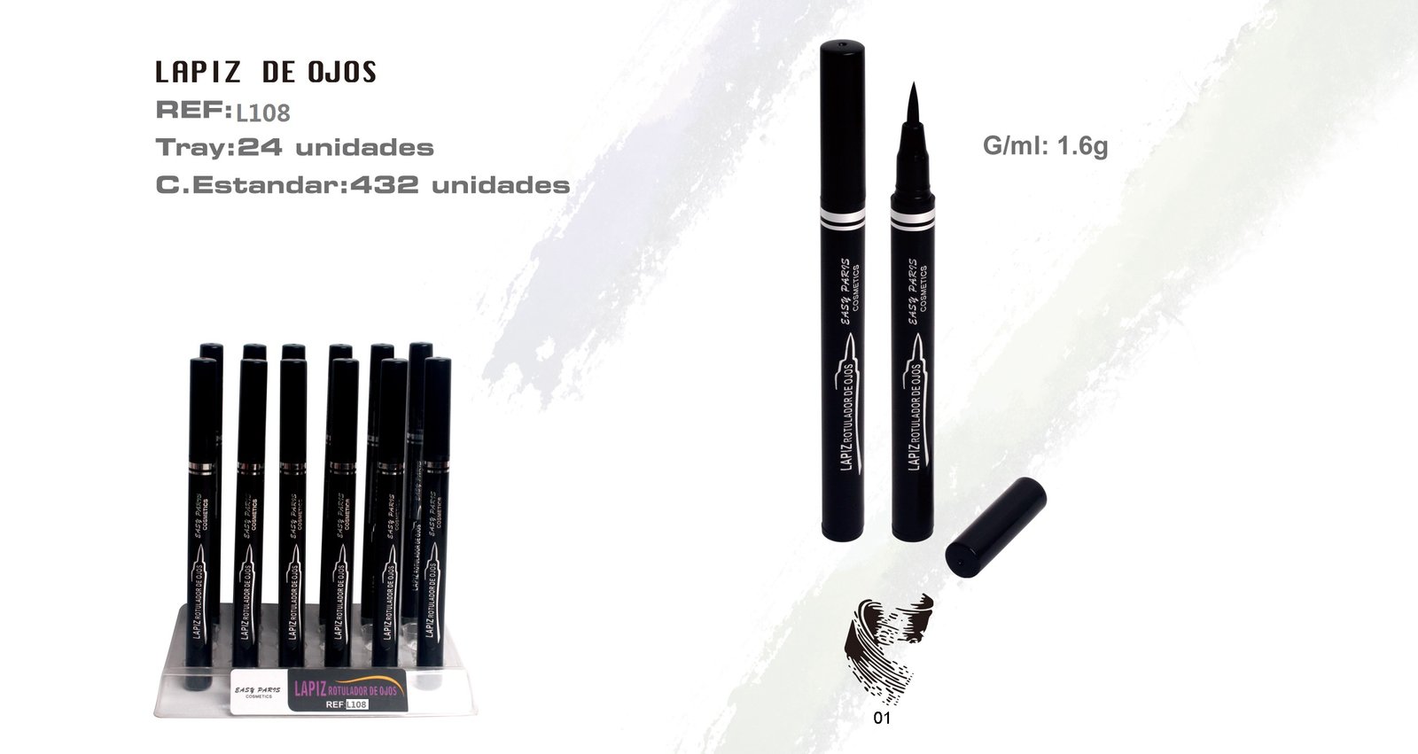 DELINEADOR DE OJOS COLOR NGR