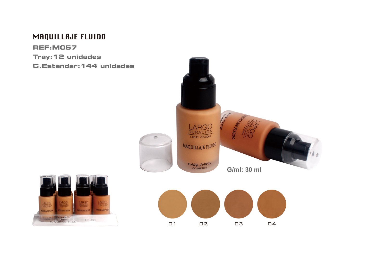 MAQUILLAJE FLUIDO EASY PARIS