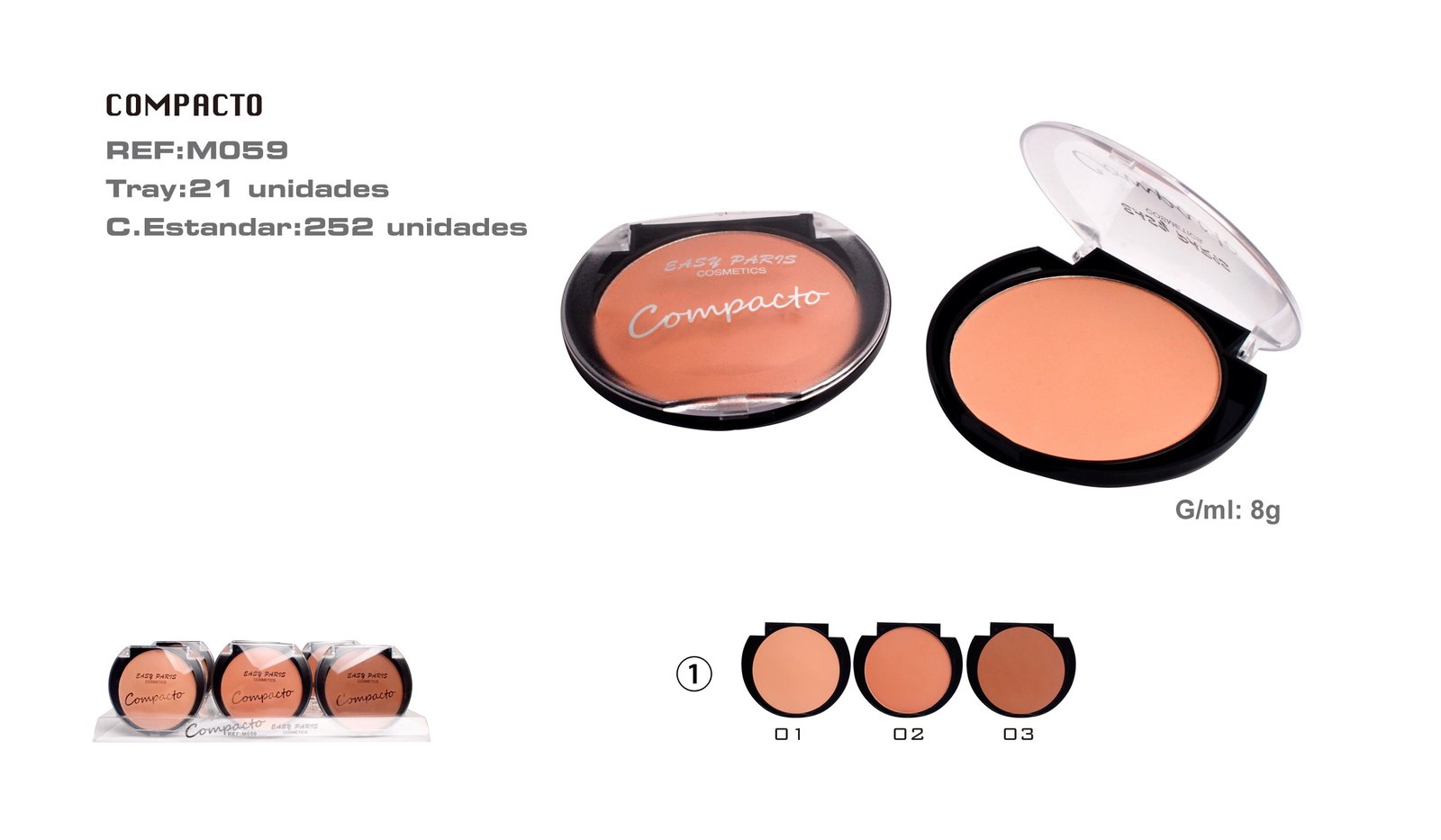 MAQUILLAJE COMPACTO