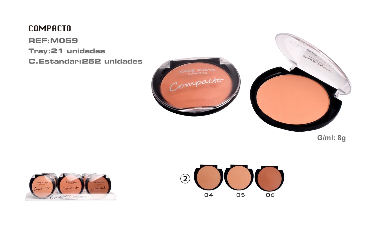 MAQUILLAJE COMPACTO