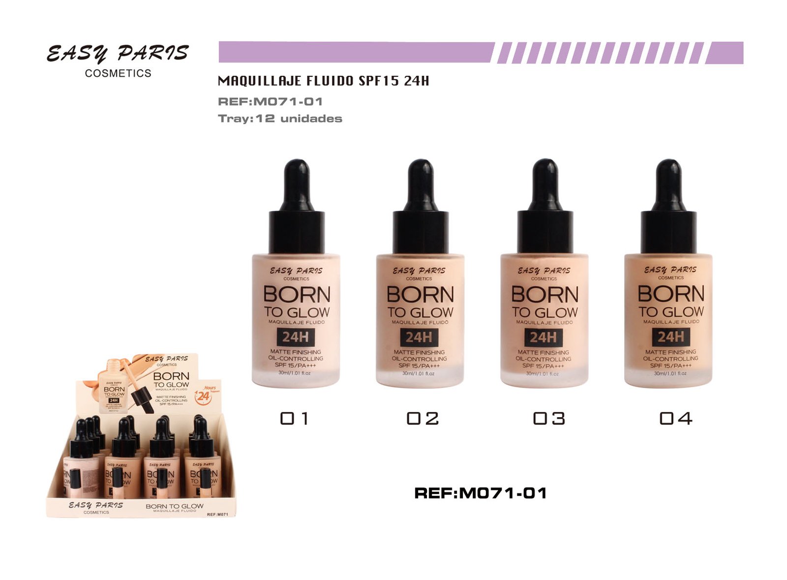 MAQUILLAJE FLUIDO MATTE 24H