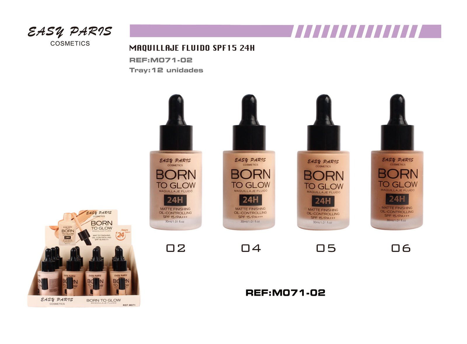 MAQUILLAJE FLUIDO MATTE 24H