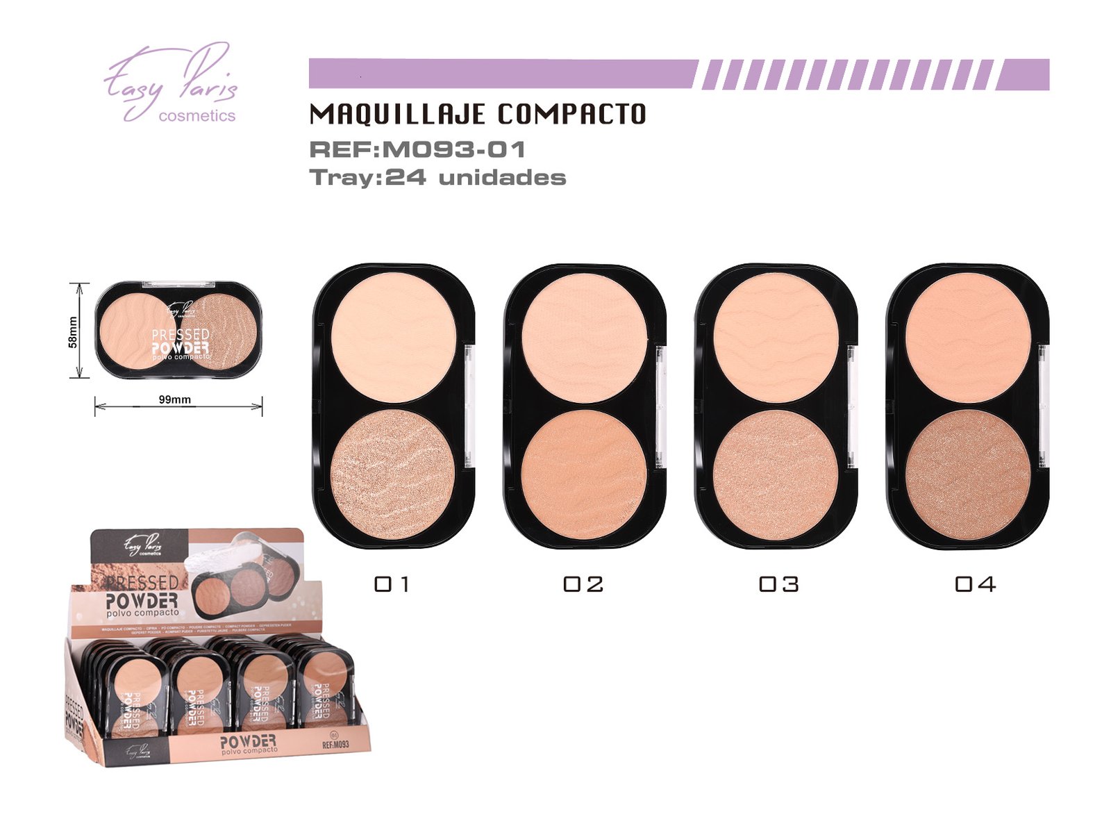 MAQ.COMPACTO PRESSED POWDER