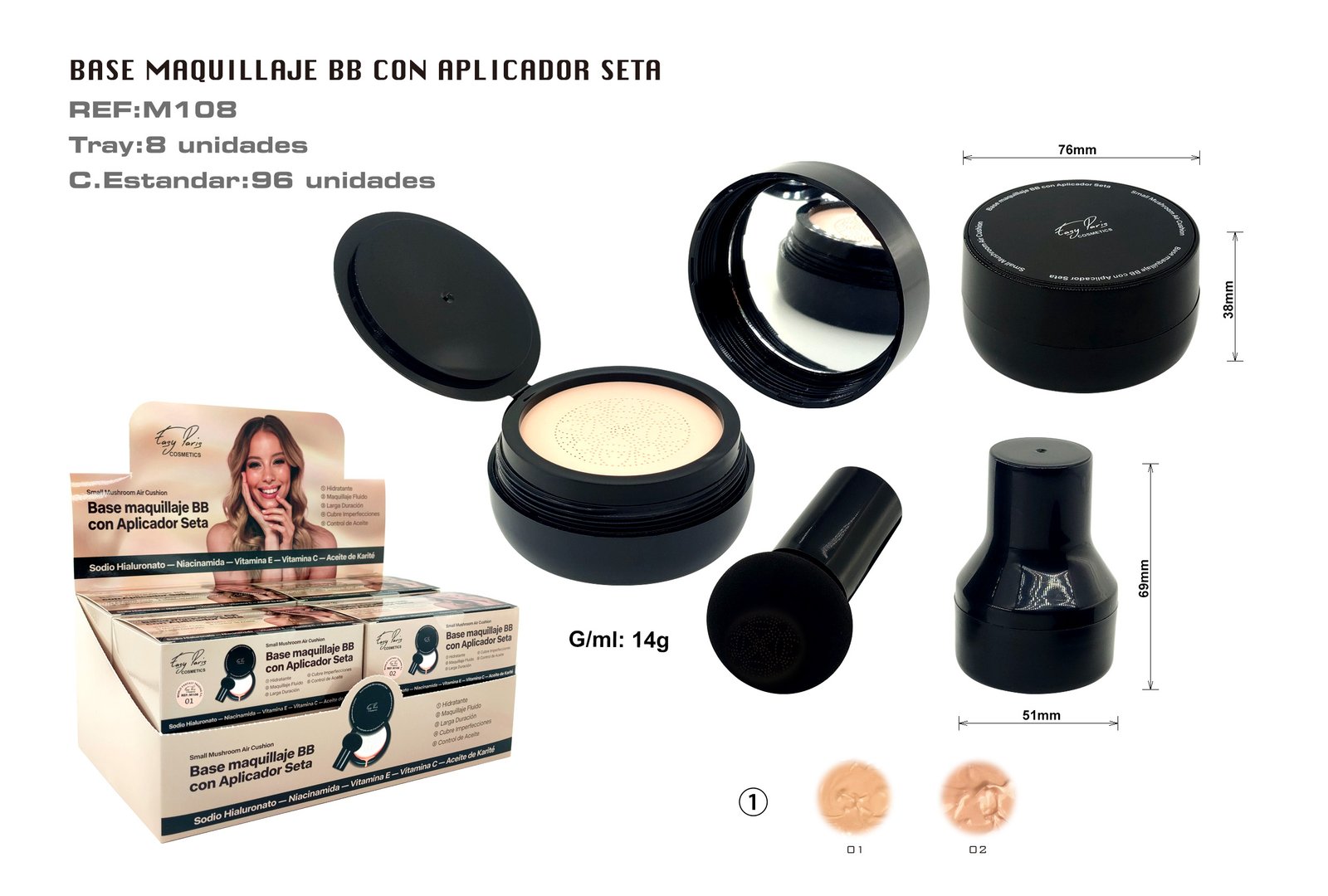 BASE MAQ.BB ACEITE KARITE VIT E/C