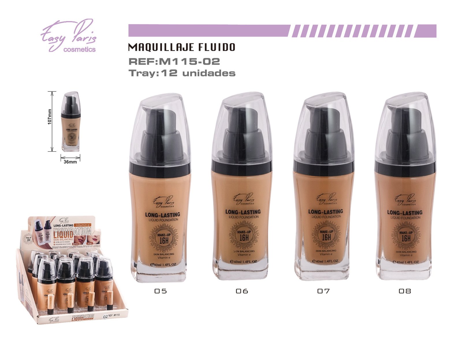 MAQUILLAJE FLUIDO+VIT E