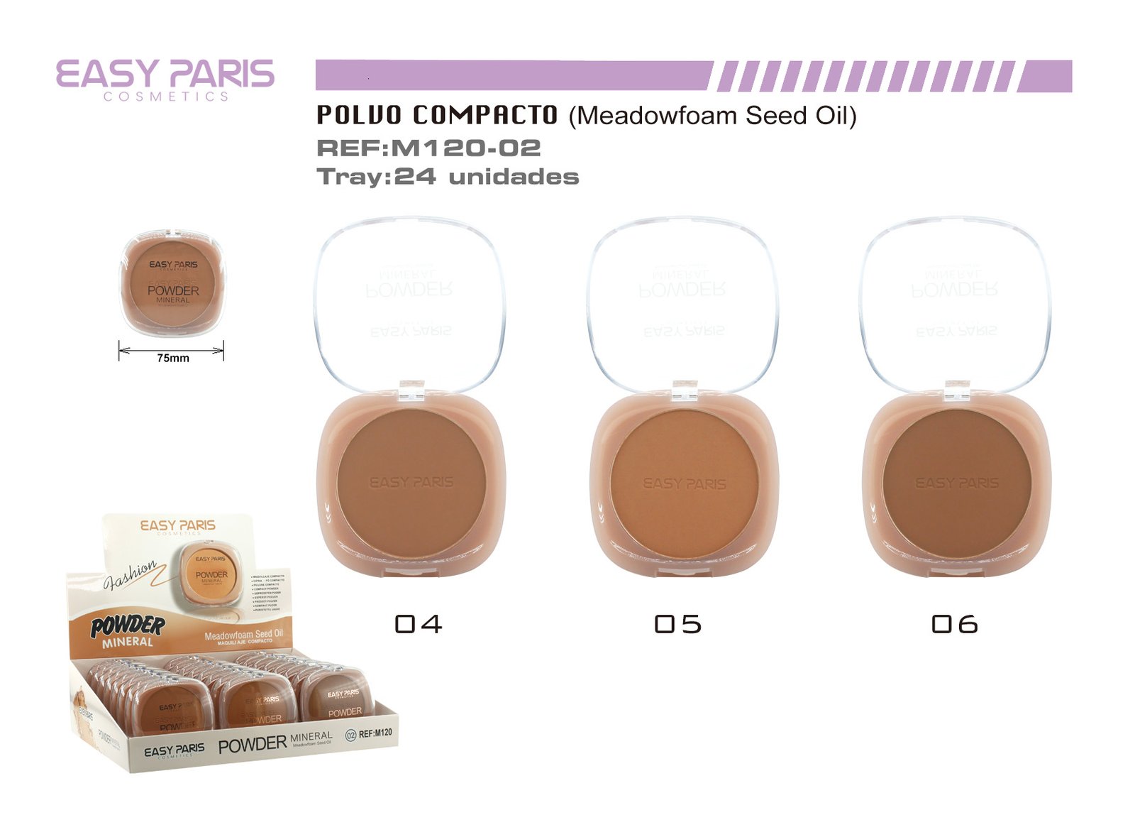 MAQ.COMPACTO C/MEADOWFOAM SEED OIL