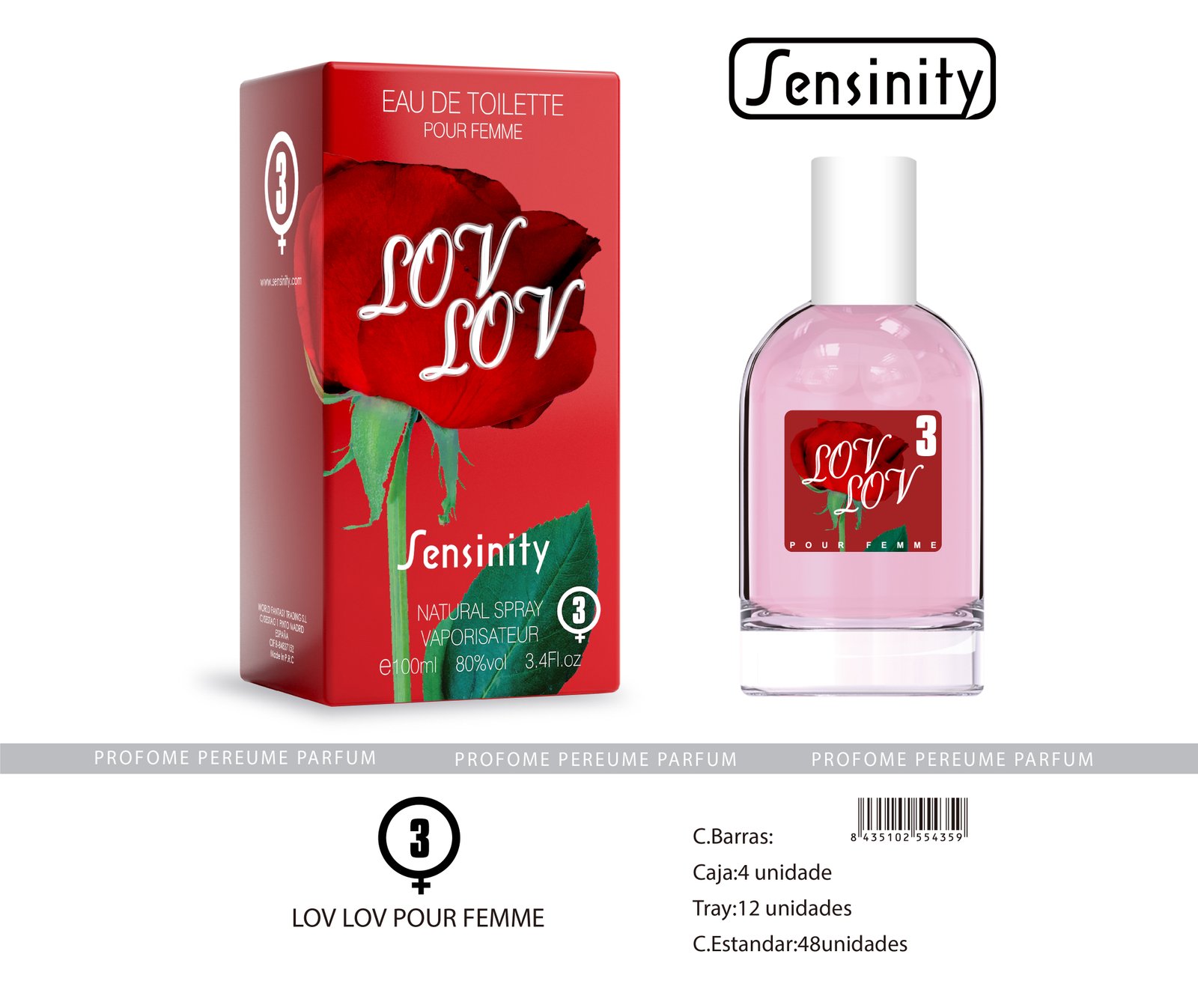 LOV LOV POUR FEMME SENSINITY