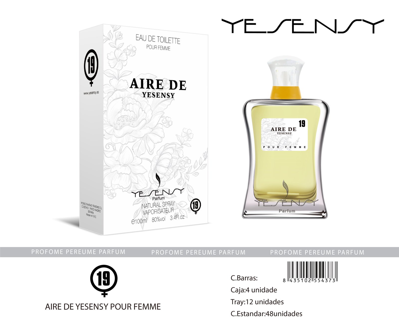 AIRE DE YESENSY POUR FEMME SENSINITY