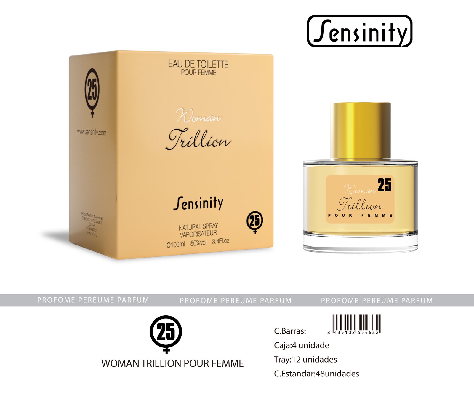 WOMAN TRILLION POUR FEMME SENSINITY