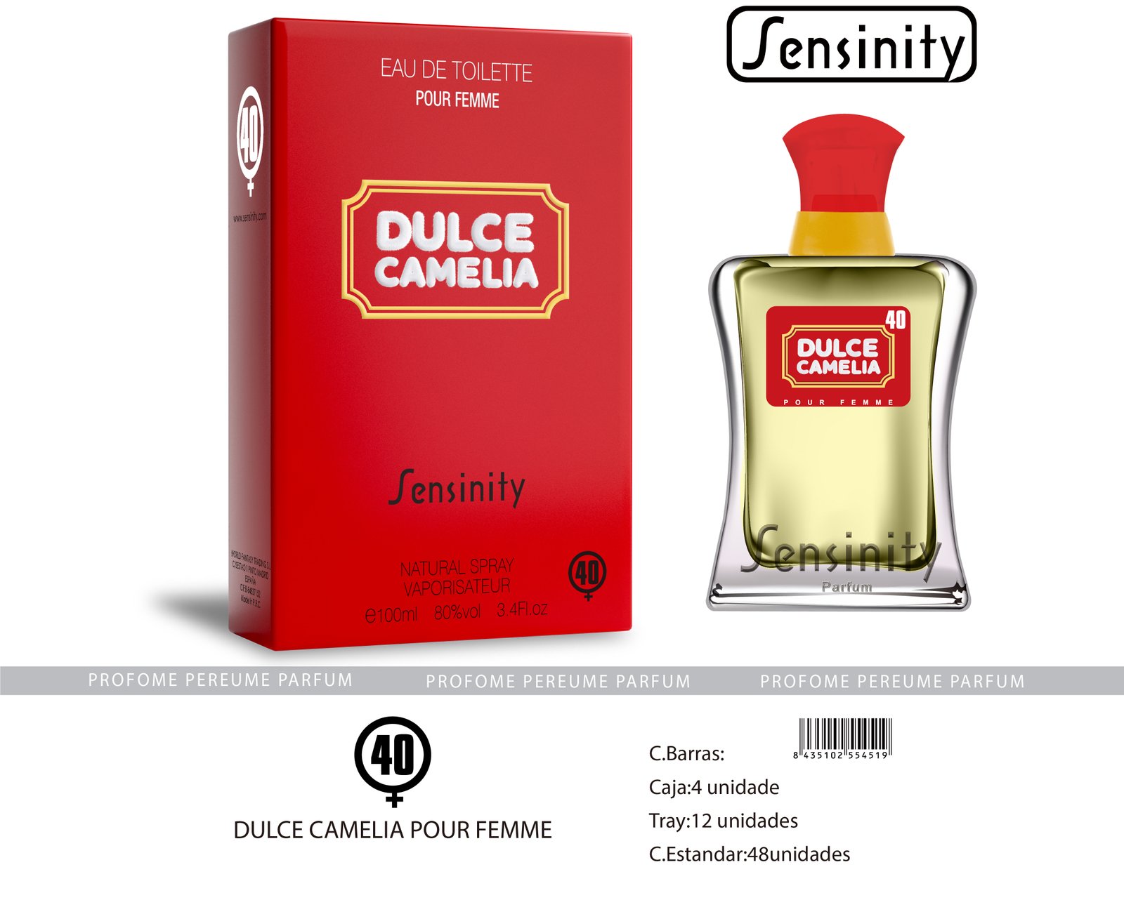 DULCE CAMELIA POUR FEMME SENSINITY