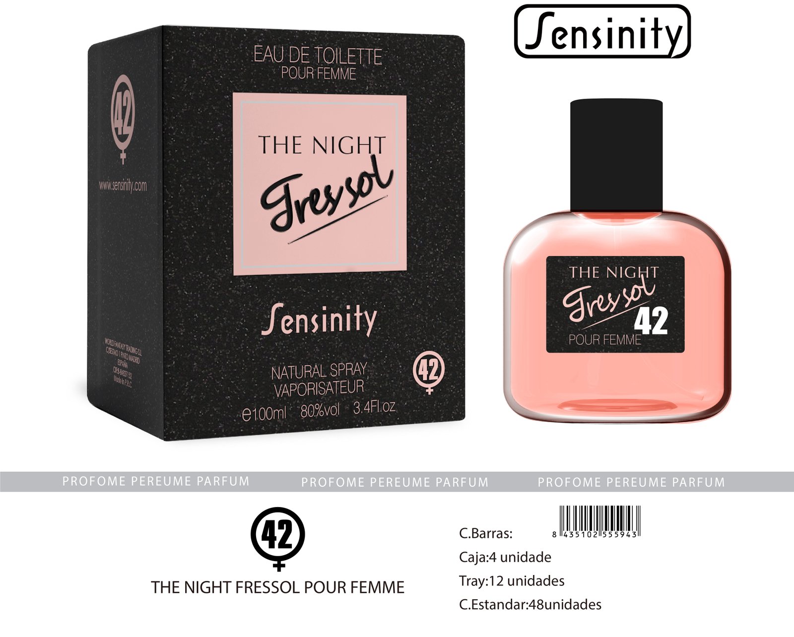 THE NIGHT TRES SOL POUR FEMME SENSINITY