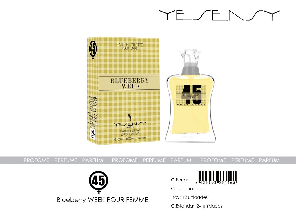 BLUEBERRY WEEK POUR FEMME SENSINITY