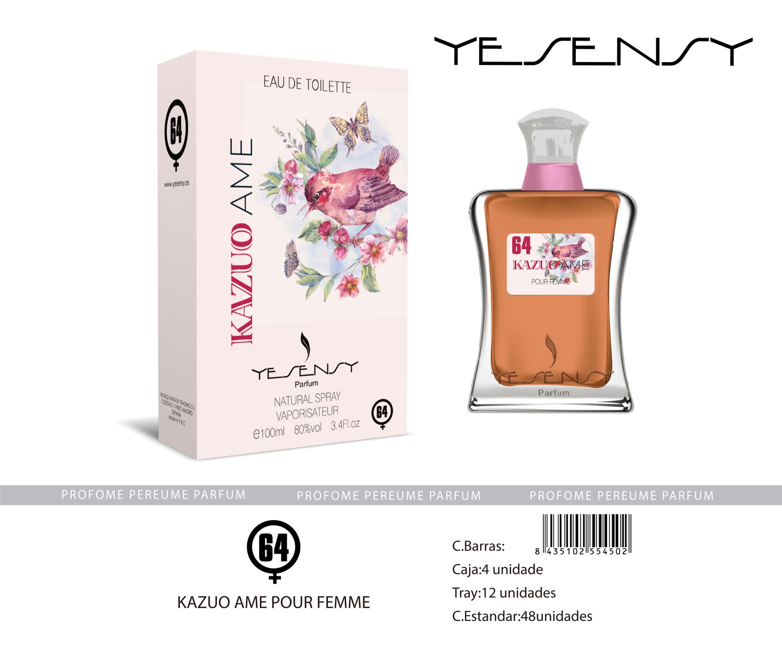 KAZUO AME POUR FEMME SENSINITY