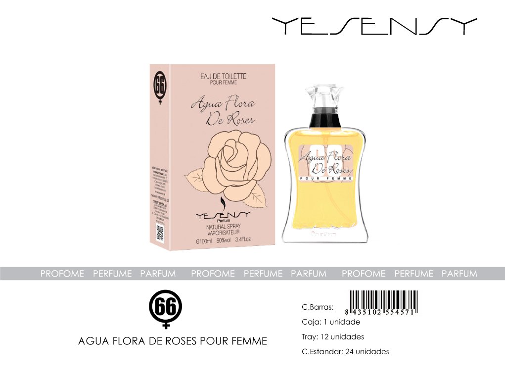 AGUA FLORA DE ROSES POUR FEMME SENSINITY