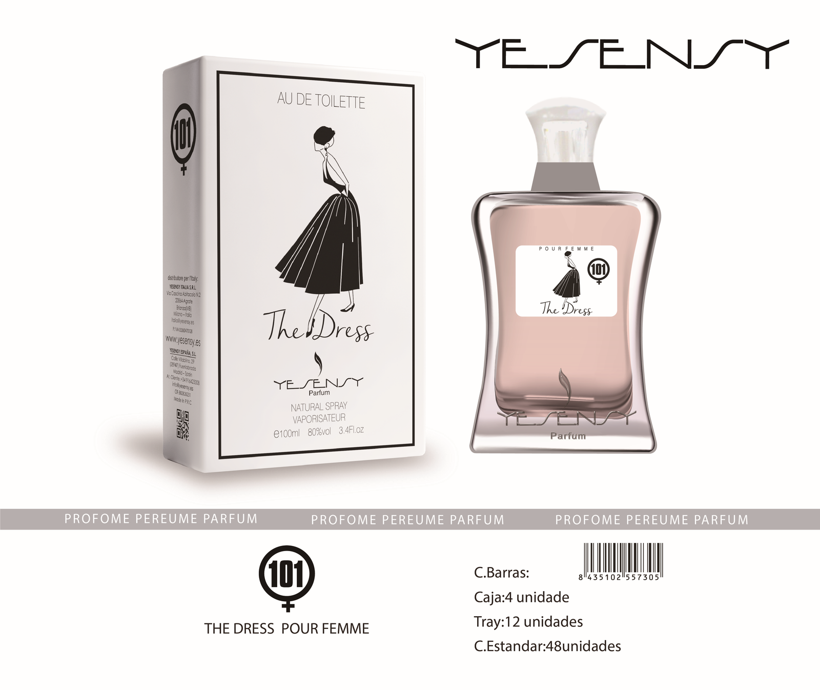 THE DRESS POUR FEMME SENSINITY