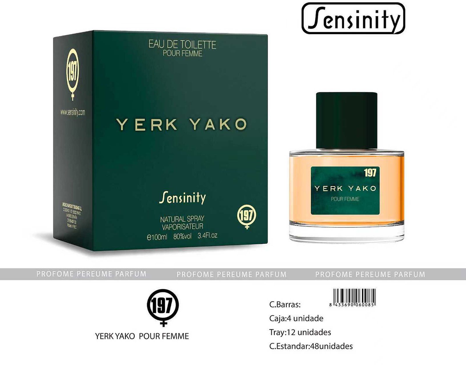 YERK YAKO POUR FEMME SENSINITY